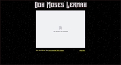 Desktop Screenshot of donmoseslerman.com