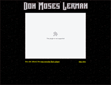 Tablet Screenshot of donmoseslerman.com